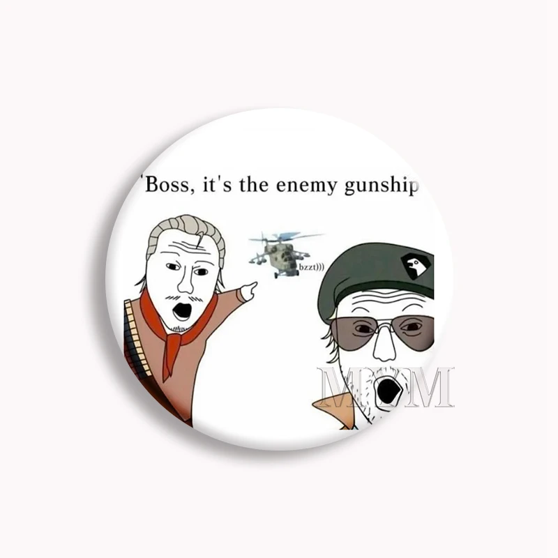 Metal Gear Solid V Coquette Pink Bow Raiden Venom Solid Snake Button Pin Game Funny Meme Brooch Badge Bag Decor Gamer Gifts
