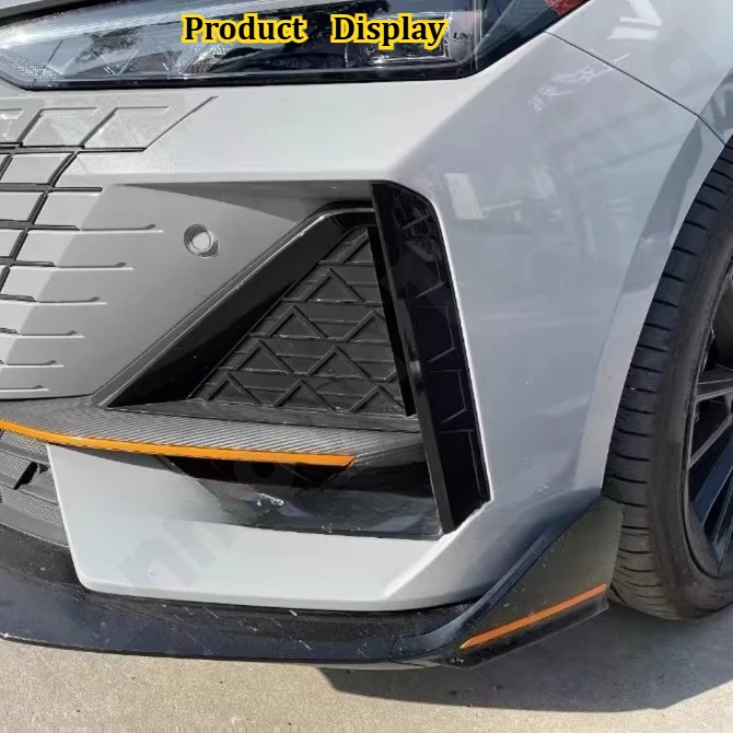 

for changan UNI-V‌ 2022~2025 Front fog lamp/front wind blade decorative strip/exterior modification accessory sticker