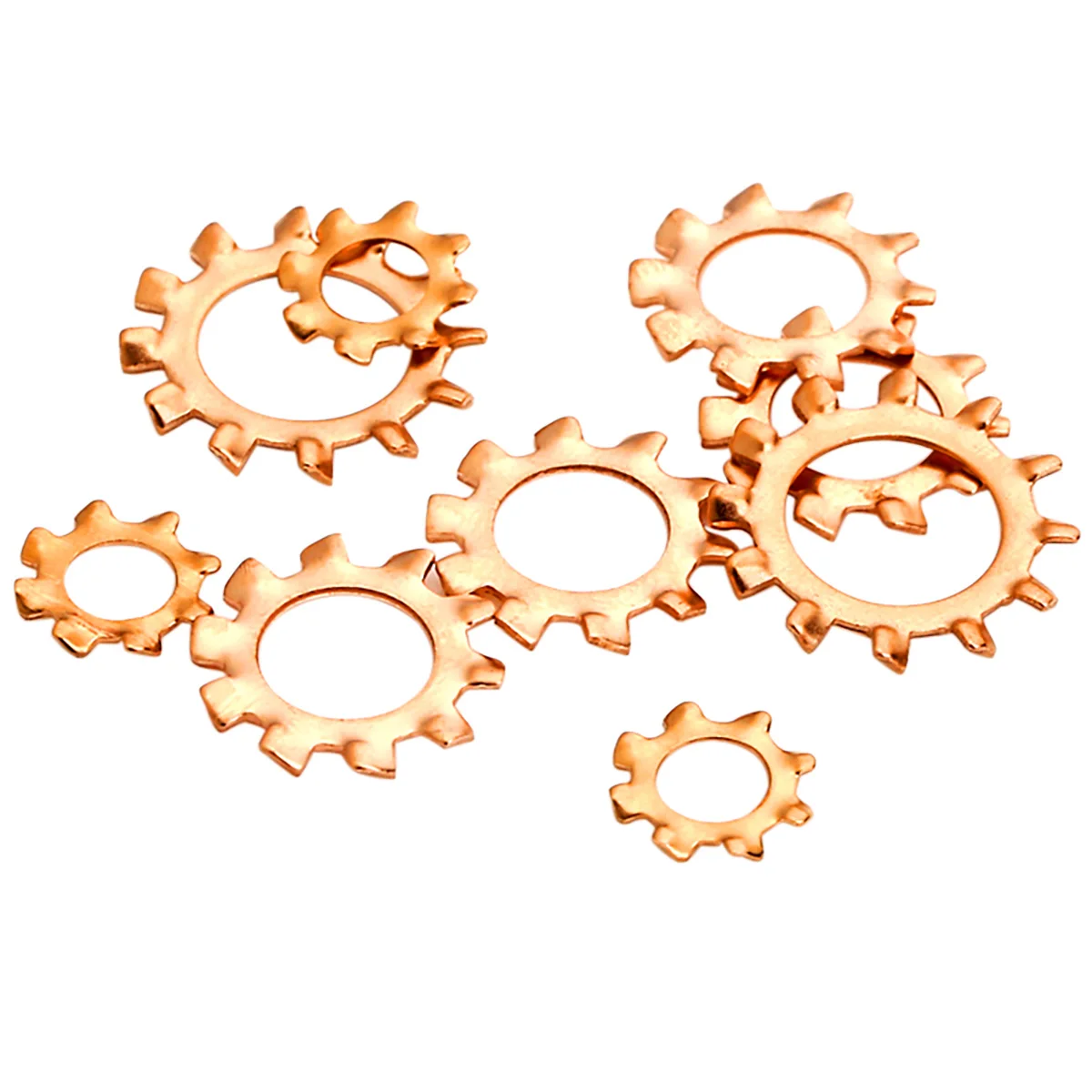 M3-M10 Phosphor Copper Internal And External Tooth Chrysanthemum Lock Washer 2
