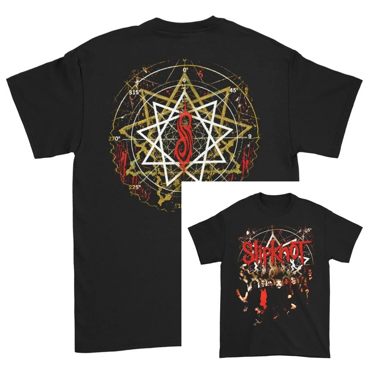 تي شيرت Slipknot Waves مقاس S-4XL فاخر عالي الجودة لكل من الرجال والنساء Y2k