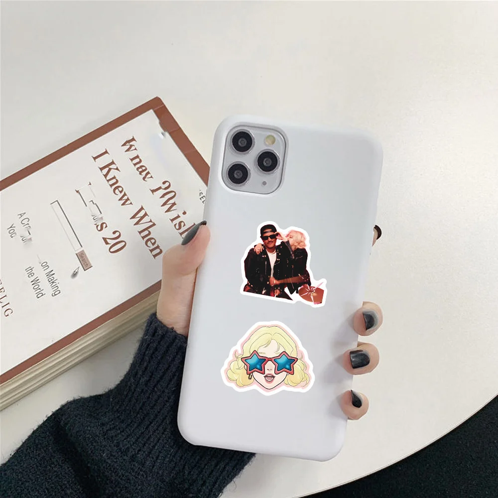 52Pcs KPOP ROSE APT Stickers DIY Aesthetics Cute Decals For Suitcase Fridge Phone Luggage Laptop Guitar Car Sticker