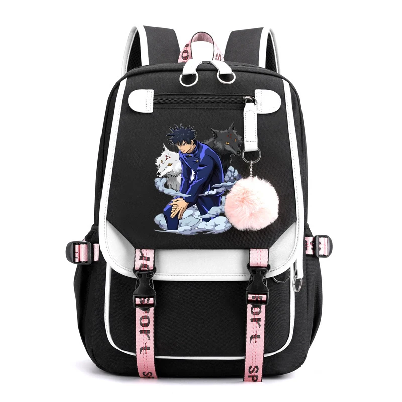 Hot Anime Fushiguro Megumi Backpack Kids School Bags Space Women Men Casual Backpack Starry Laptop Travel Bags Daily Backpack