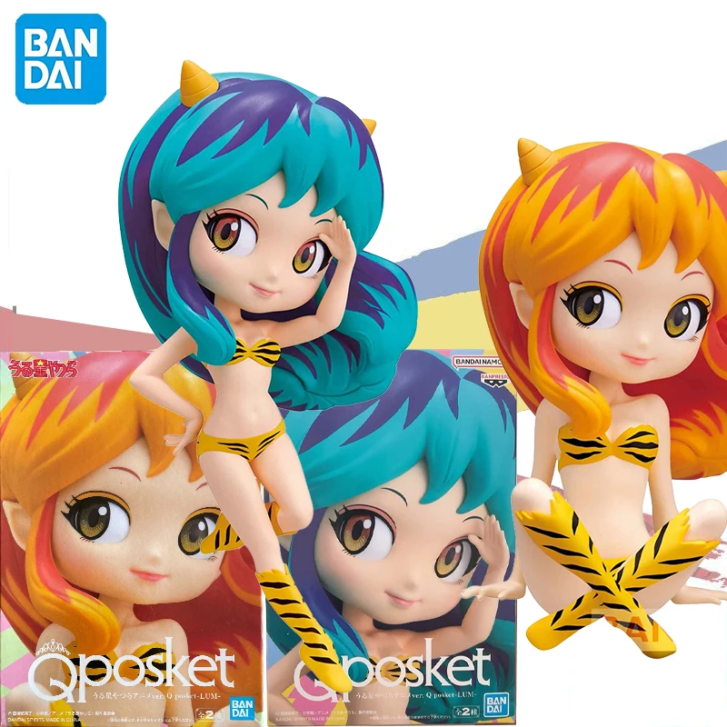Na stanie Bandai Original Q posket-LUM Wersja animowana (ver.A-B) Figurki anime Model około 14 cm Kolekcje Modelki zabawki Prezent