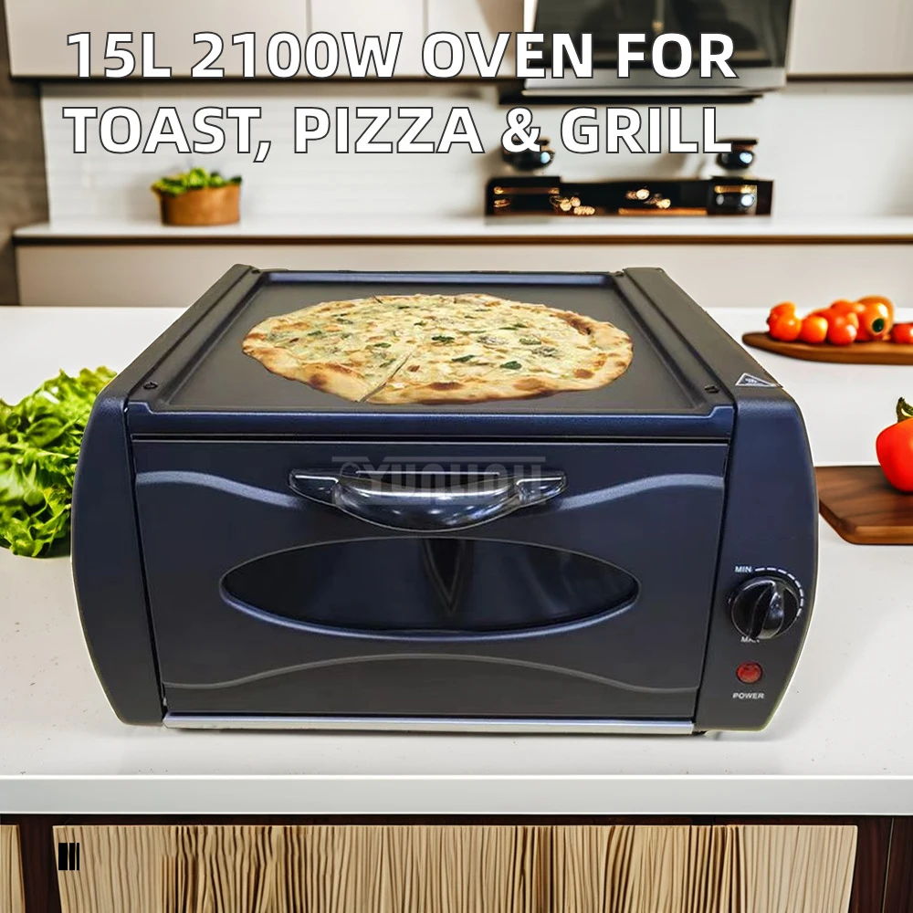 

Electric Pancake Oven Multi-Function Pizza Bread Baking Machine 15L Large Capacity Household Visual Cooking Appliance