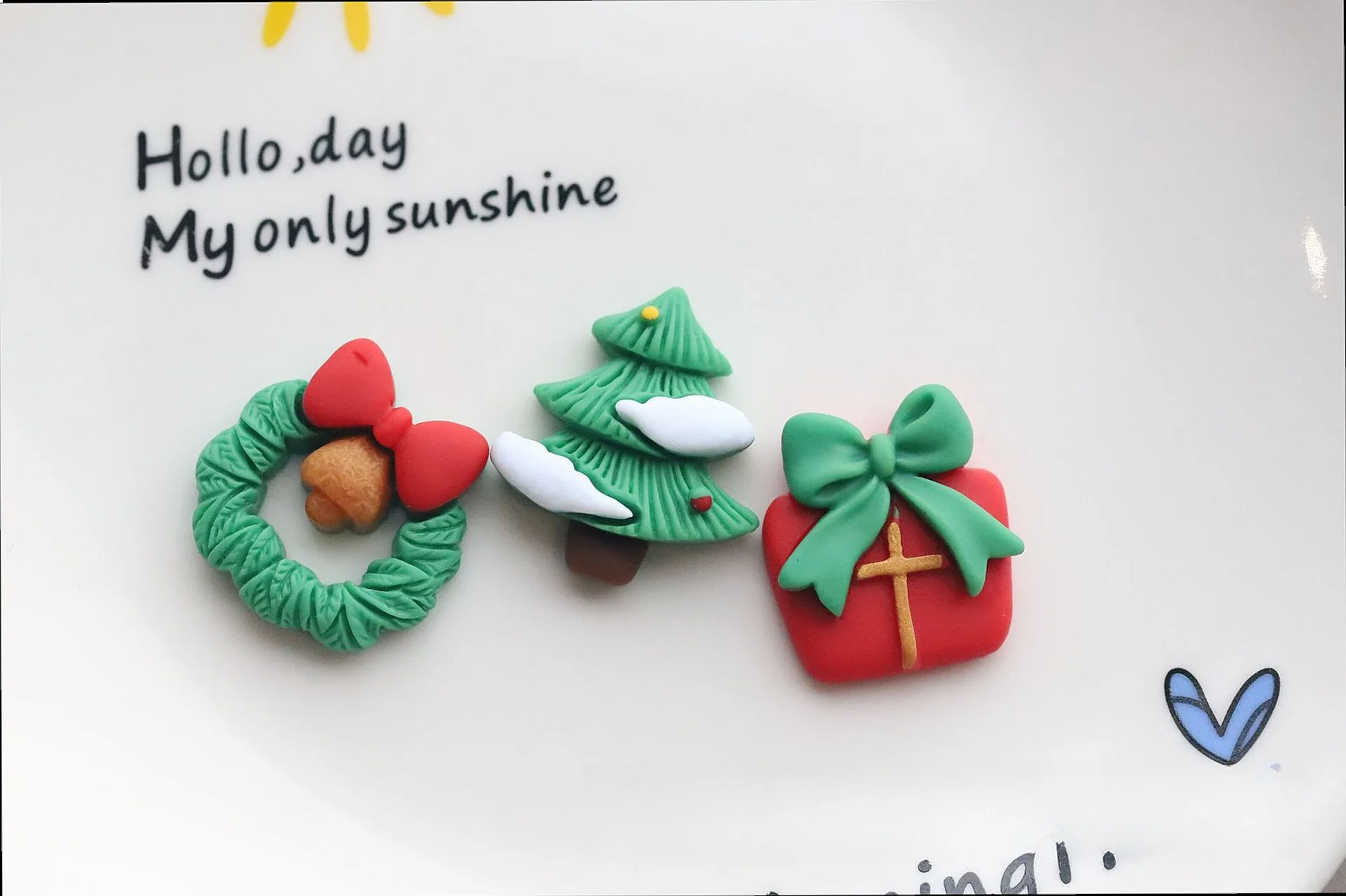 100pcs Resin Flatback Mini Christmas Tree Santa DIY Accessories for Phone Case Hairpin Keychain Earring Scrapbook Embellishments