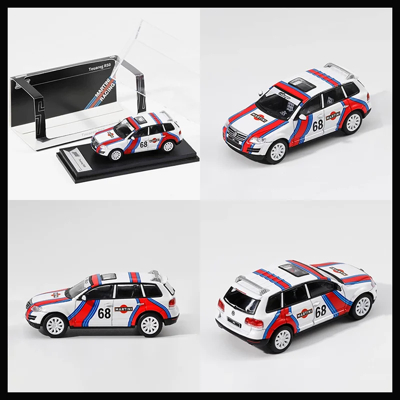 

SHADOW литой под давлением масштаб 1:64 Touareg R50 сплав имитация модели автомобиля статические сувениры коллекция подарков дисплей украшение