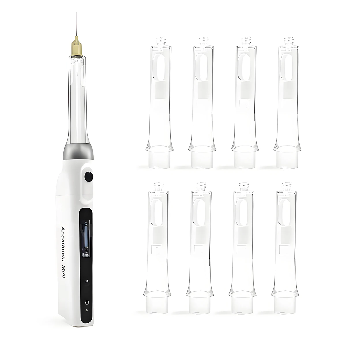 

Усилитель анестезии зубов, безболезненный локальный шприц для анестезии, портативный беспроводной светодиодный дисплей, точность 0,1 мл, стоматологический инструмент