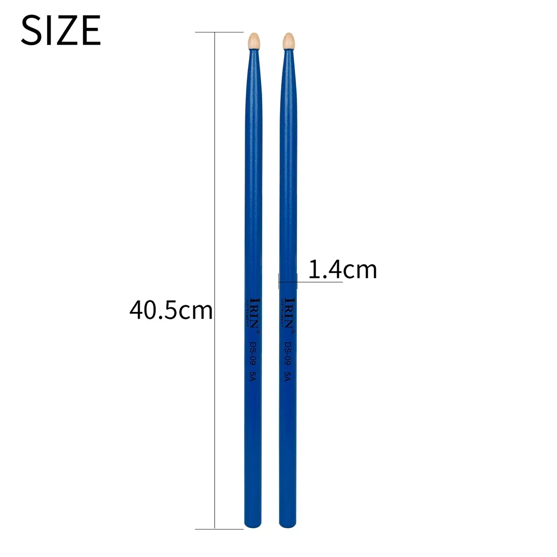 IRIN 1Pair Colourful Drumsticks Solid Wood Mulitifunctions Drum Sticks Jazz Music Tools Percussion Instrument  Accessory