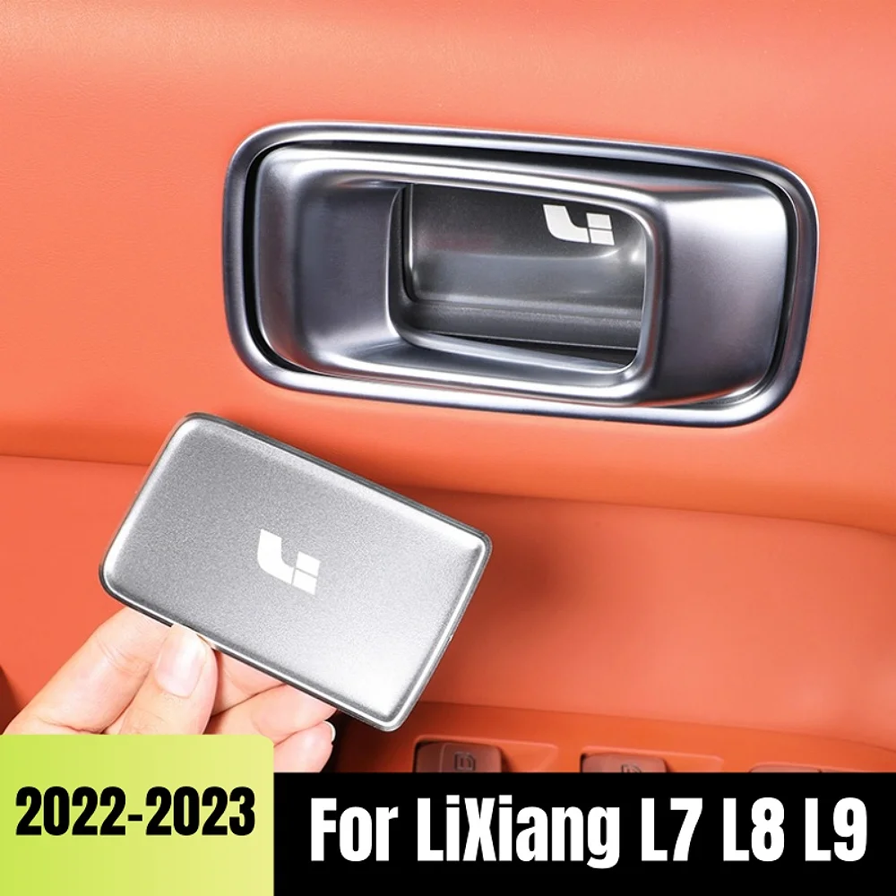 

For Li LiXiang L6 L7 L8 L9 2022 2023 2024 Car door bowl door handle protective sticker Panel Cover Stainless steel accessories