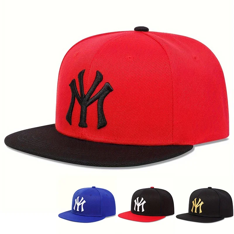Unisex Letter Embroidery Hip-hop Hats Spring Autumn Outdoor Adjustable Casual Baseball Caps Trucker Caps Sunscreen Hat