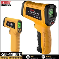 BSIDE Infrared Thermometer H2 -50~530 Professional Digital IR-LCD Temperature Non-contact Laser Thermometers Pyrometer