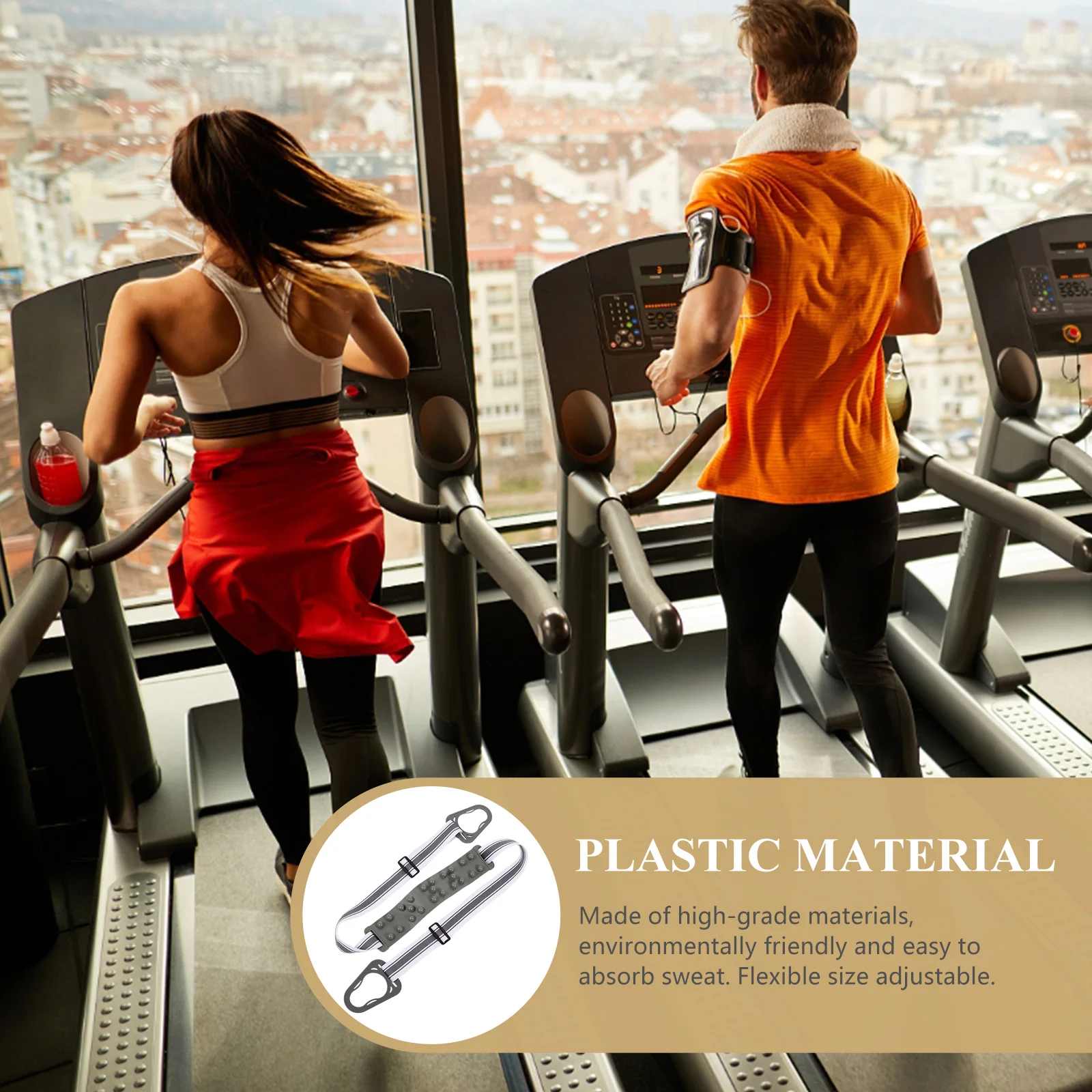 Aksesori Sabuk Pijat Treadmill Mesin Penghilang Lemak Bagian Getaran Perlengkapan Mesin Getaran Treadmill