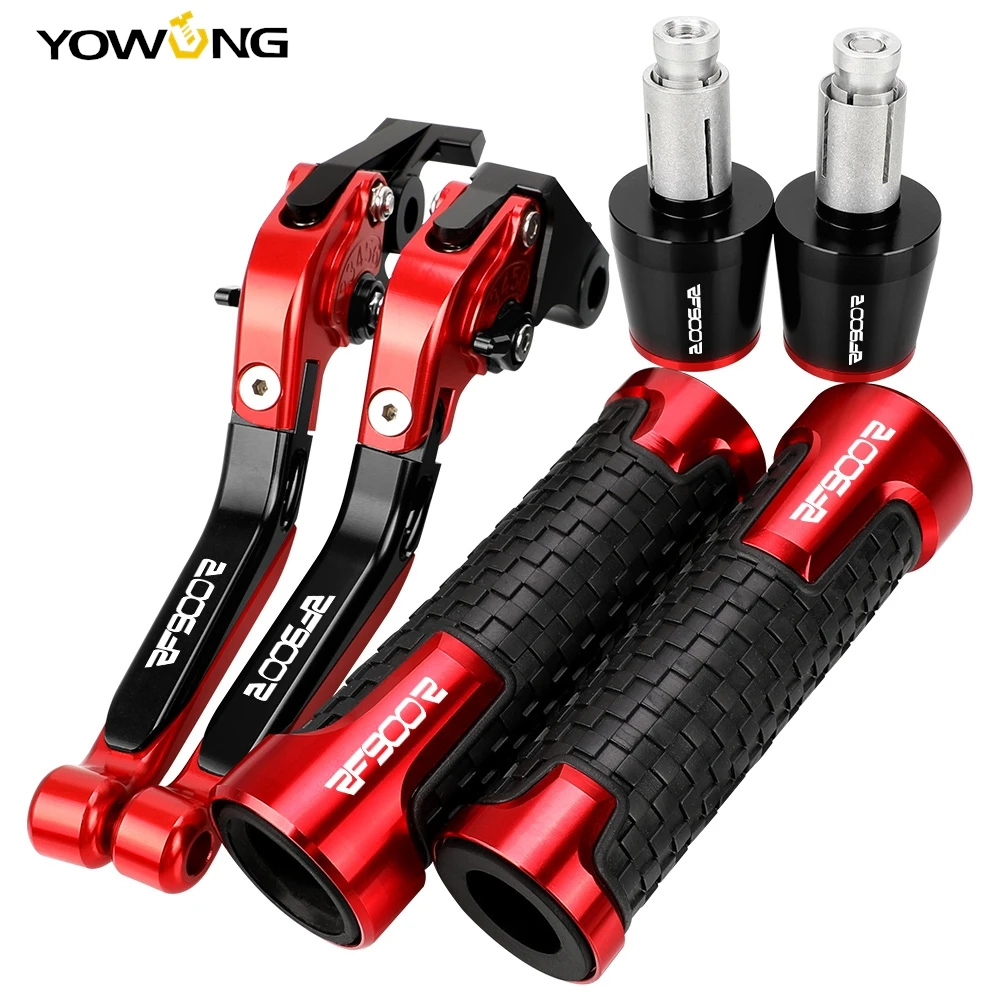 

RF900 R Motorcycle Adjustable Folding Brake Clutch Levers For SUZUKI RF900R RF 900R 1994 1995 1996 1997 Handlebar Grips Ends