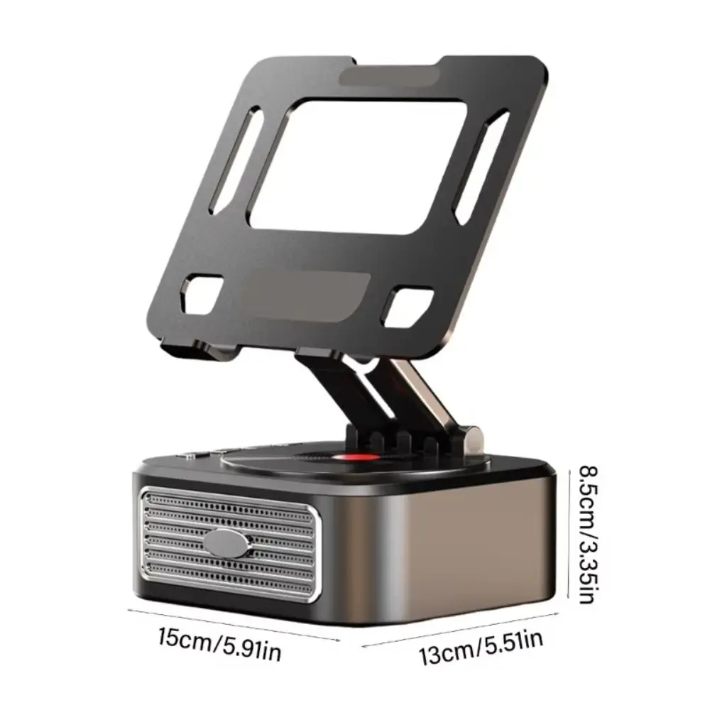 K Song 3 in 1 Desk Tablet Stand Foldable Singing Wireless Bluetooth Speaker High Sound Quality Innovative Broadcast Bracket