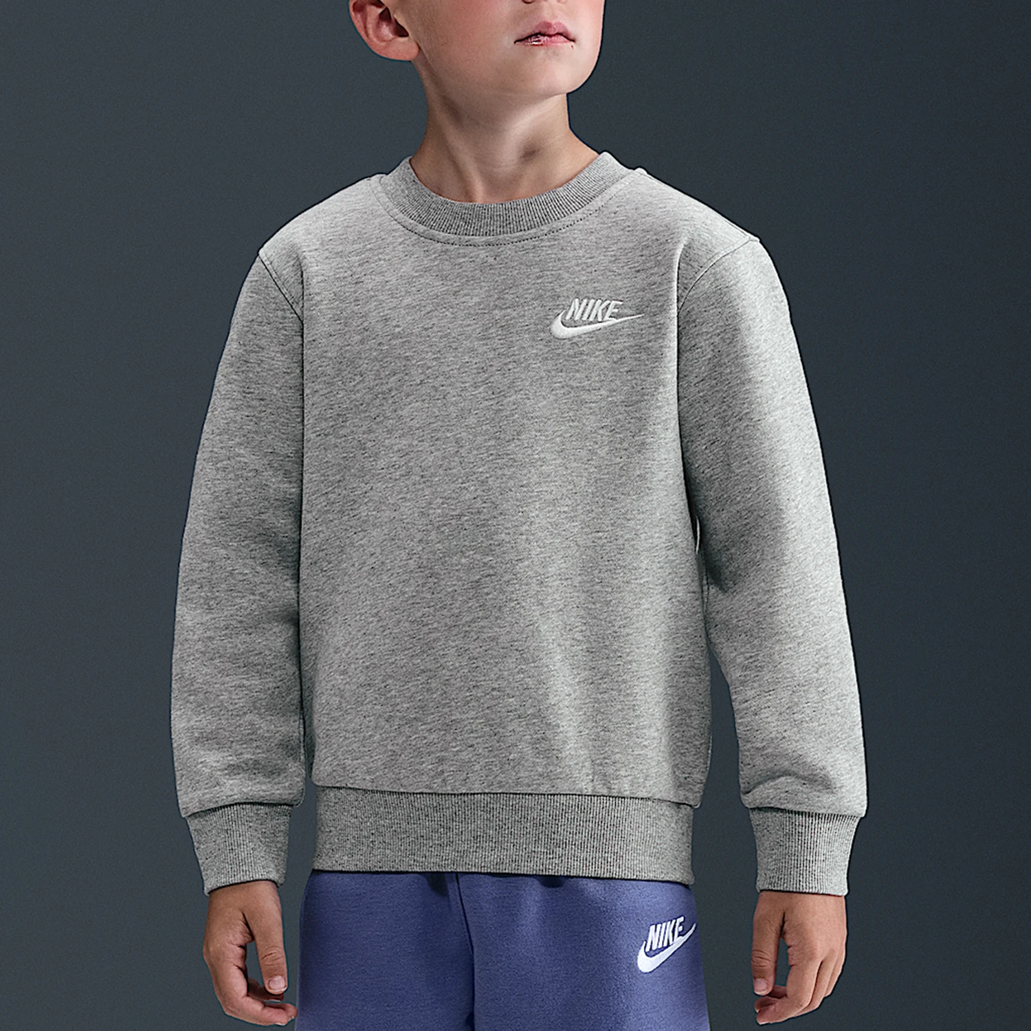 

Nike genuine New Season Kids Sports Round Neck Printed Sweatshirt IQ2808-063
