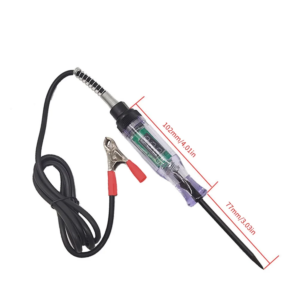 High Quality Auto Circuit Tester Truck Voltage Tester Circuit DC 6V 12V 24V Auto Circuit Tester Auto Diagnostic Probe Test Pen