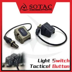 SOTAC Tactical Pressure Remote for M300 M600 Flashlight Wea-pon Scout Light Pressure Switch Button Accessories