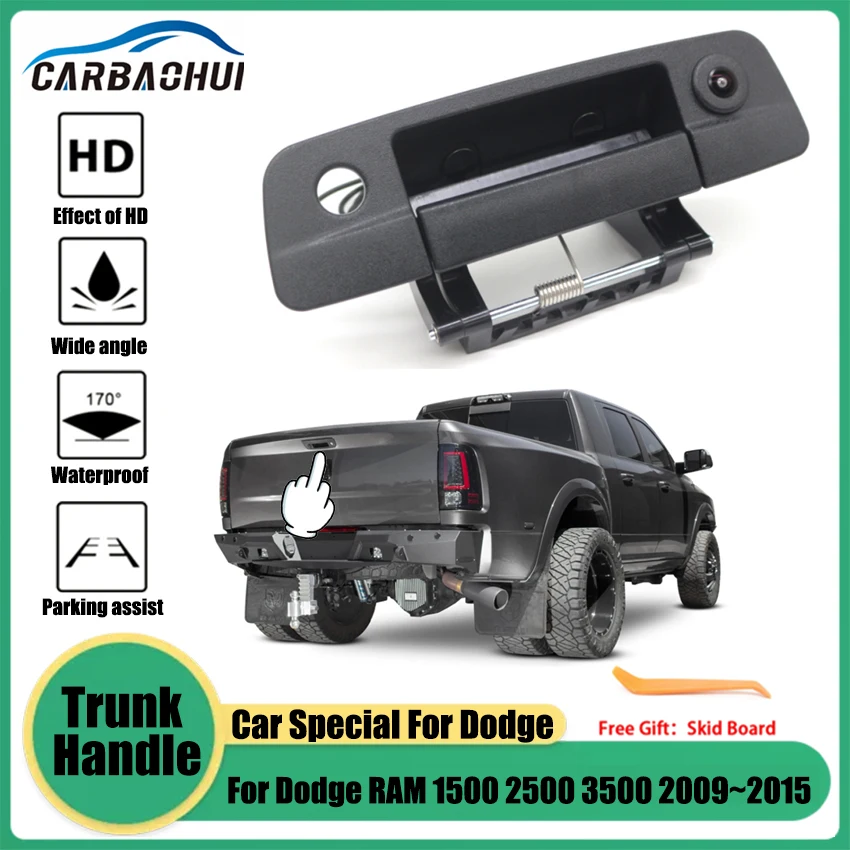 

Car Rear View parking Camera For Dodge RAM 1500 2500 3500 2009 2010 2011 2012 2013 2014 2015 Trunk Handle Reverse Backup Camera