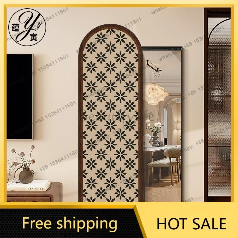 Factory Direct Sales Medieval French Entrance Decoration Push-pull Hidden Retro Murals
