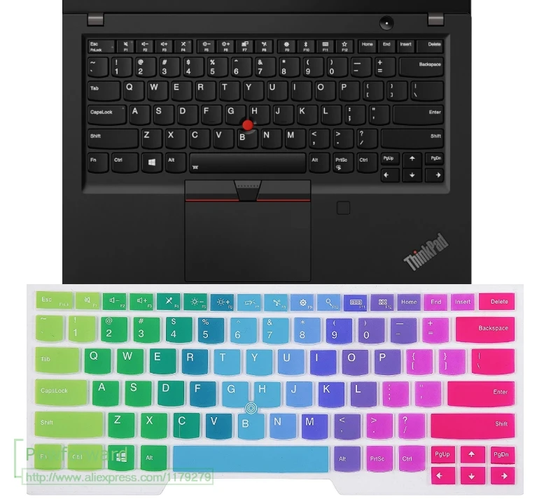 For Lenovo ThinkPad X1 Carbon 2019 2020 ThinkPad T480 T480s T490 T490S T495 S T495S  Silicone Laptop Keyboard Cover Protector