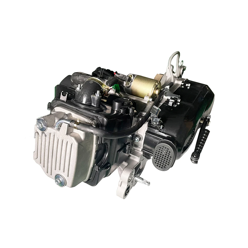 For 150cc Scooter Main Engine Assembly, 4-stroke, Kick-start, CDI Ignition, Brand New, Compatible with Low-Mounted Engines