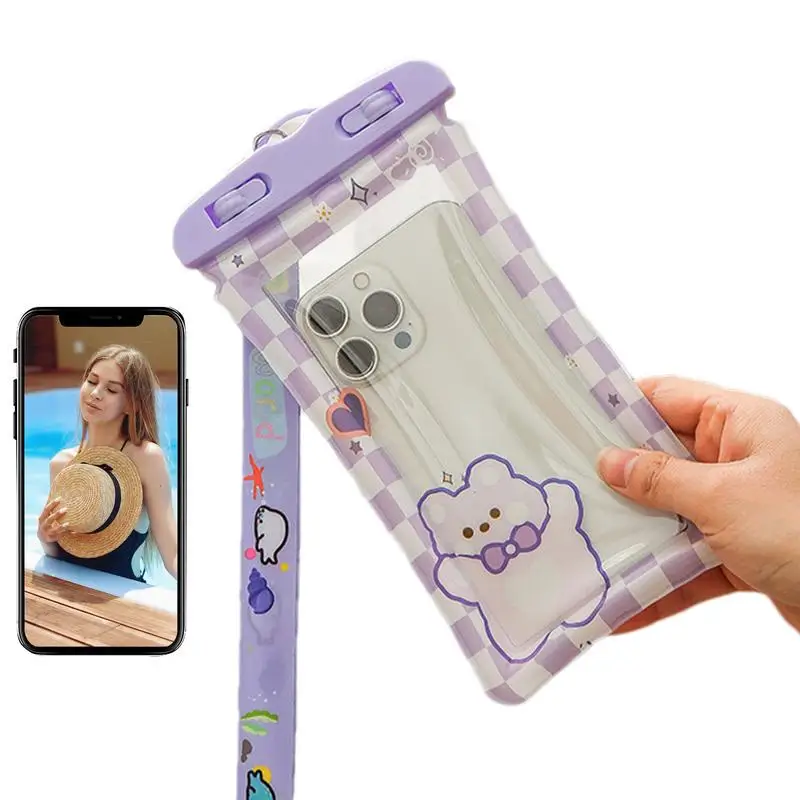 Waterproof Case For Phone Cute Underwater Cellphone Case Holder Underwater Cellphone Case Holder Air Bag Mobile Phone Waterproof