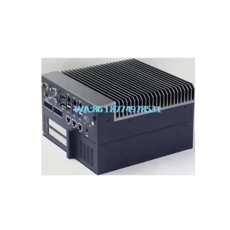 Wmwmnu Compact Industrial Mini PC 6 GbE LAN 24V DC Fanless Desktop Optional UPS Wall Mount PCIe X16 X4 PCI Slots Embedded
