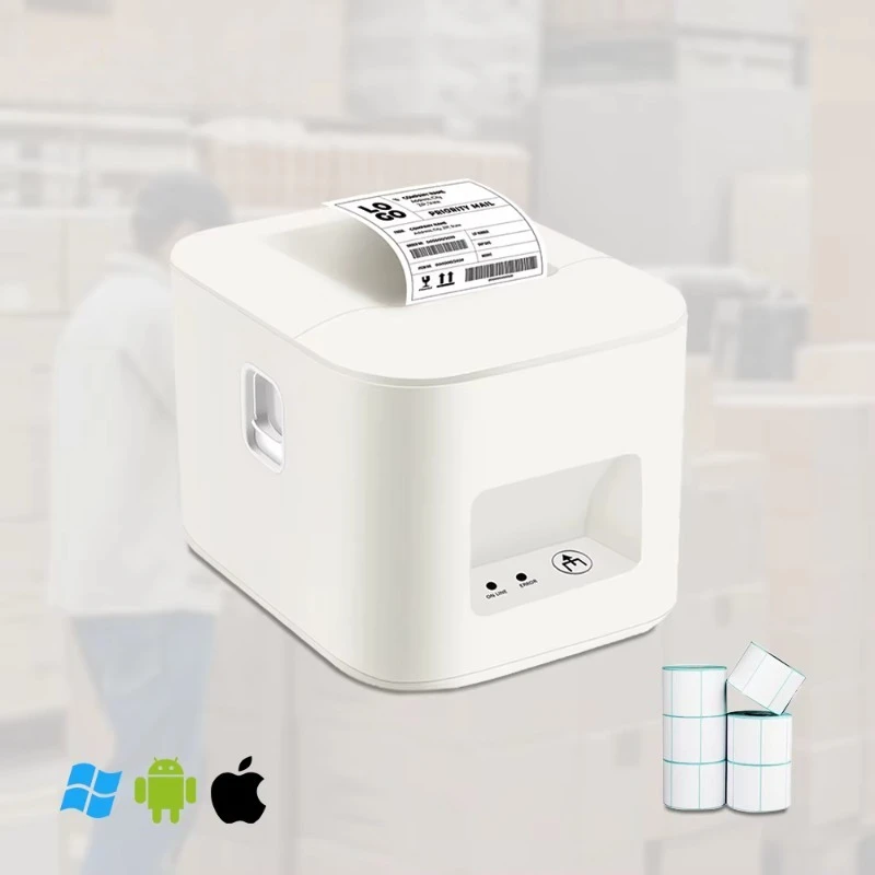 58Mm 2 Inkless Small Mini Pos Bluetooth Hot Shipping Barcode Sticker Packaging Label Printer