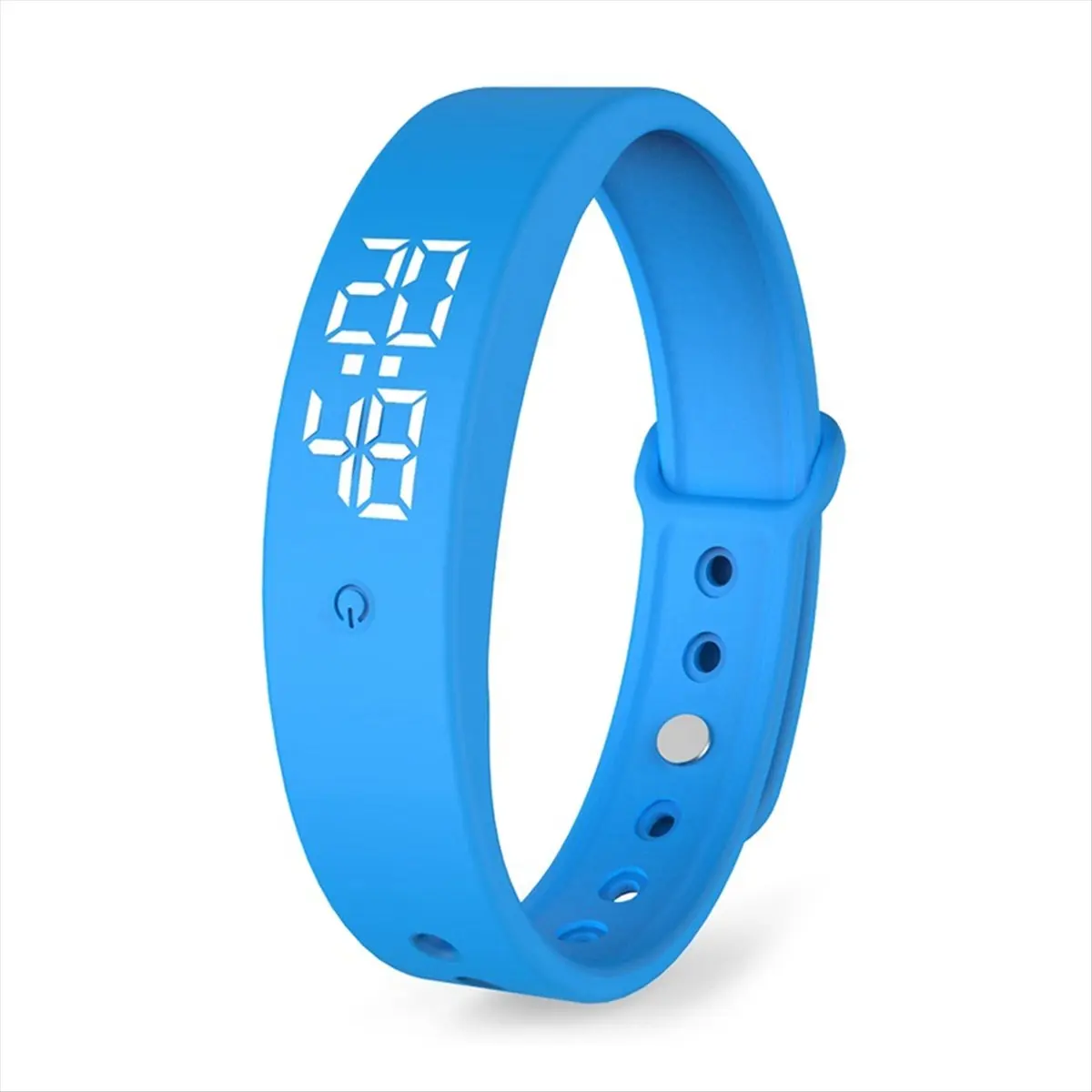 AABFK LED Digital Smart Bracelet Waterproof Smart Clock Smart Bracelet with Body Temperature Monitor,Vibration AlarmReminder,B