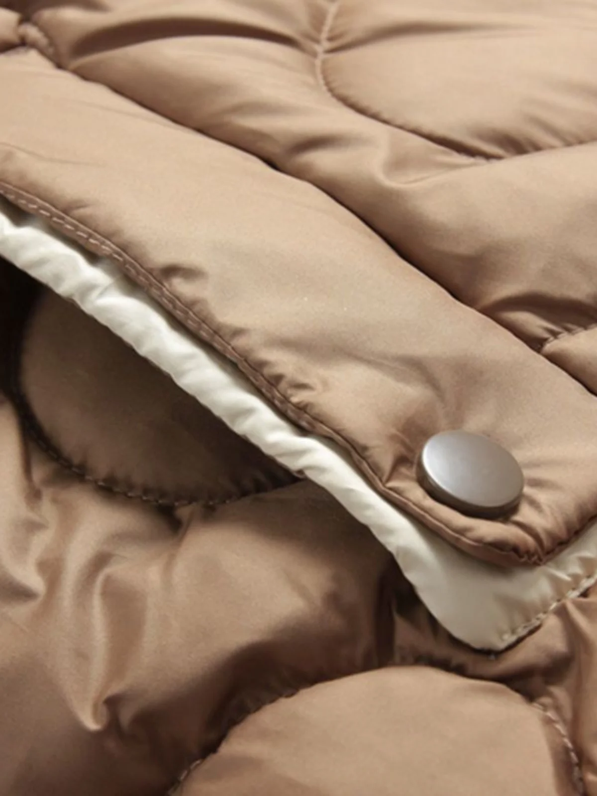 Thiened col montant chaud femmes gilet 2025 nouveau Sle couleur Blo grande taille vers le bas coton gilet fermeture à glissière couleur Pure