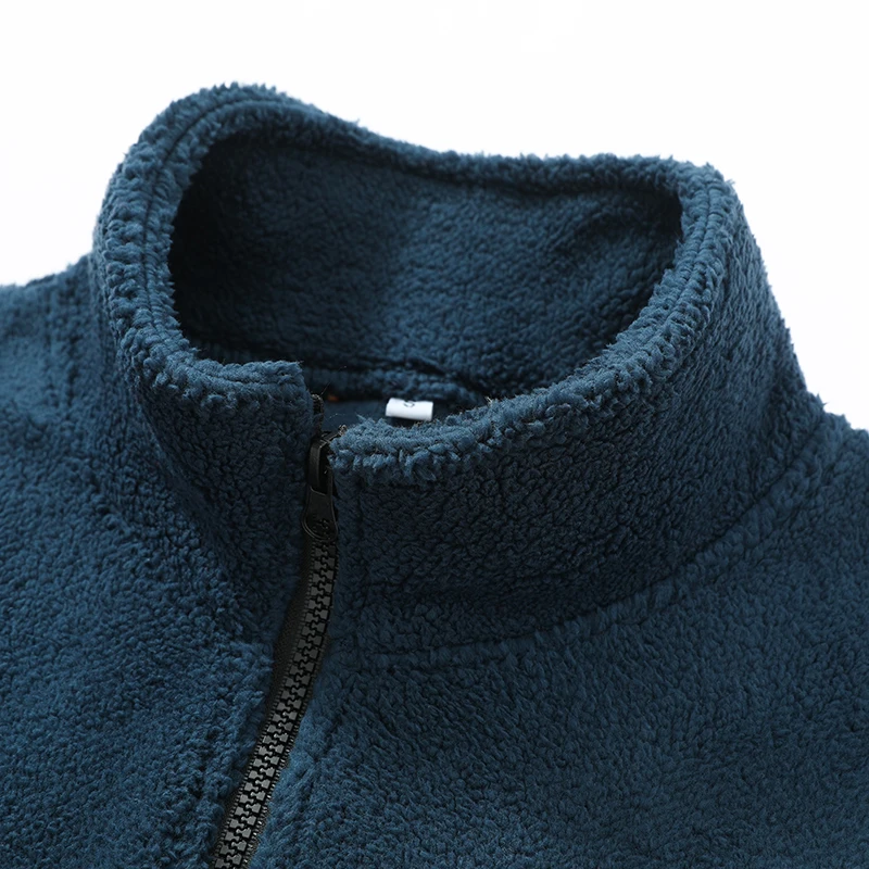 Outono e inverno tendência da moda retro estilo étnico retalhos gola alta jaqueta de lã masculina casual solto casaco à prova de vento