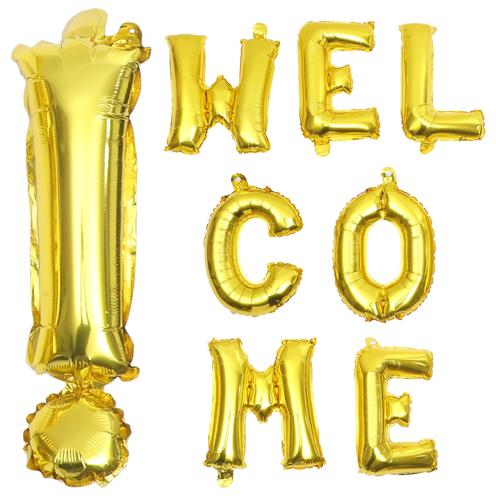 

1Set Welcome Letter Balloons Foil Aluminum School Party Decoration Back to School Classroom Wall Window Stage Decorative Happy