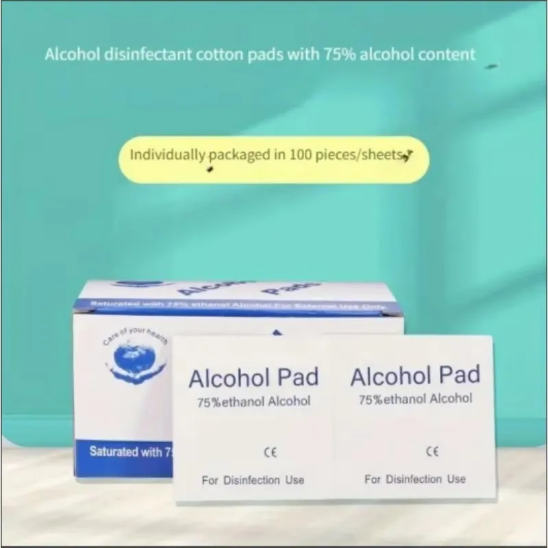 Toallitas húmedas desechables con 75% de alcohol para limpieza antiséptica de piel, joyería, celulares, desinfección y herramientas de tatuaje 6