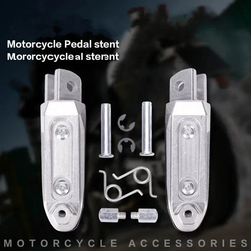 Front or Rear Footrests Foot Pegs for Suzuki V-Strom DL 650 1000 GSX 1250 1300 GSR 600 moto parts