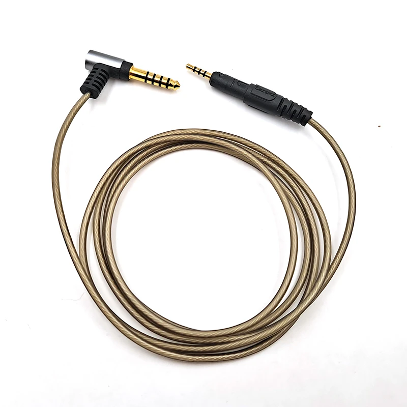 For Audio Technica Sennheiser M60X M40X M50X M70X HD598 HD598SE Replaceable 4.4mm Balance to 2.5mm Silver Plated Upgrade Cable