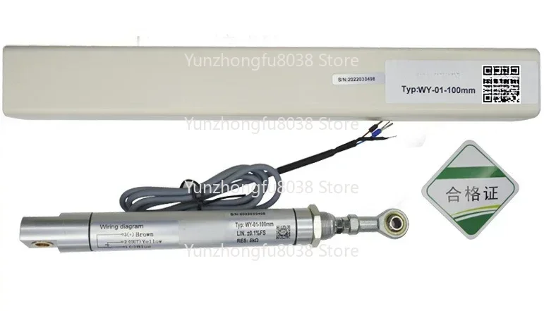 

15mm 59mm 75mm 100mm 150mm LVDT Linear Position Travel Sensor with Eye Rod T-PTC23