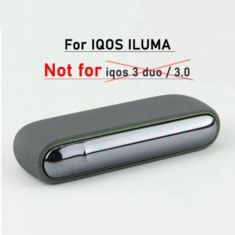 Silicone Case + Side Cover for IQOS ILUMA New Design 8 Colors Soft Full Protective Cover for IQOS 4 ILUMA Oute Shell Accessories