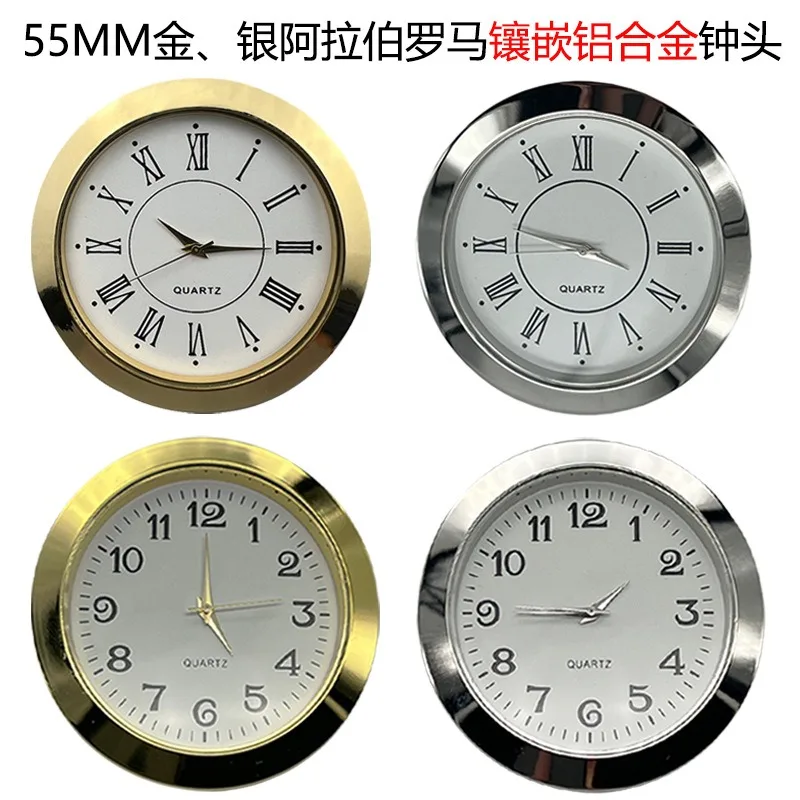 

55MM watch head inlaid handicraft alloy watch head bell gall crystal handicraft watch head