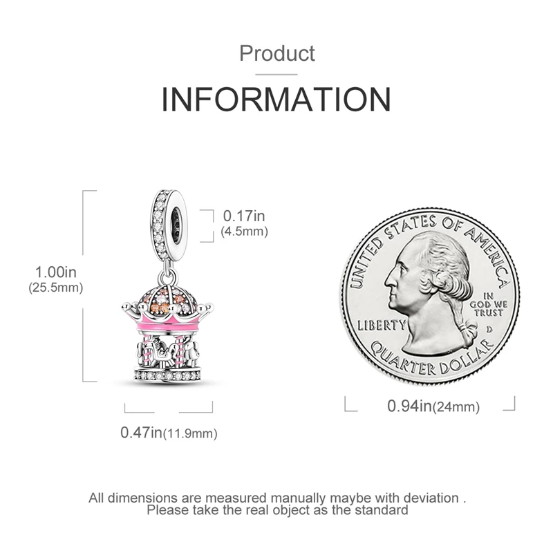 925 Sterling Silber Rosa Serie Charms Fliege Mädchen Kuchen Prinzessin Perlen Anhänger Fit Original Armband DIY Schmuck Geschenk Für Frau – Detail 25