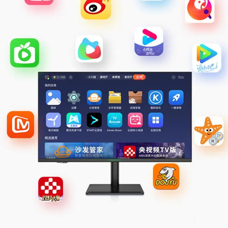 TITAN ARMY 32 inch 4K Ultra HD Smart Display with Integrated