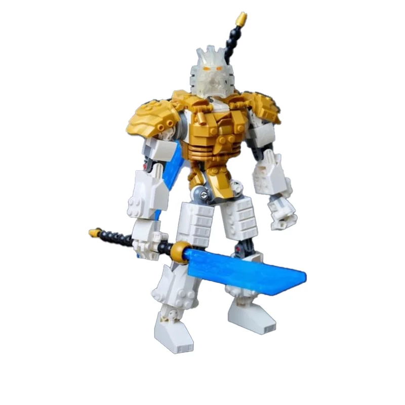 

303 Parts Creative Cool Blade Warrior Building Blocks Model For Children Creative Educational Assembly Birthday Christmas Gifts