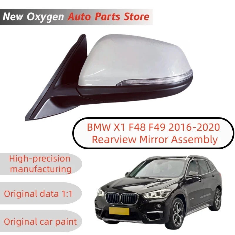 

For BMW X1 F48 F49 2016 2017 2018 2019 2020 Left and Right Heated 5-Pin Rearview Mirror Assembly