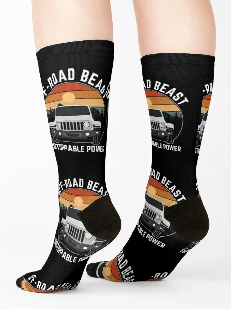 King of Off-Road, 4x4 Socks sport Lots hiking hip hop Designer Man Socks Women's