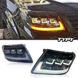 TYPY Car Light For Toyota Hilux Vigo 2012-2014 Headlight LED Projetor head Lamp Daytime Running Light Automotive Accessories