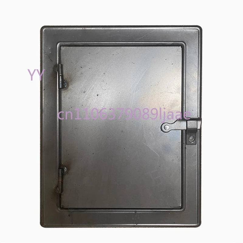 

Дверца для дымохода 23,5x29 см для камина или печи, заменяемая дверца или окно, запираемый люк для дымохода с защелкой