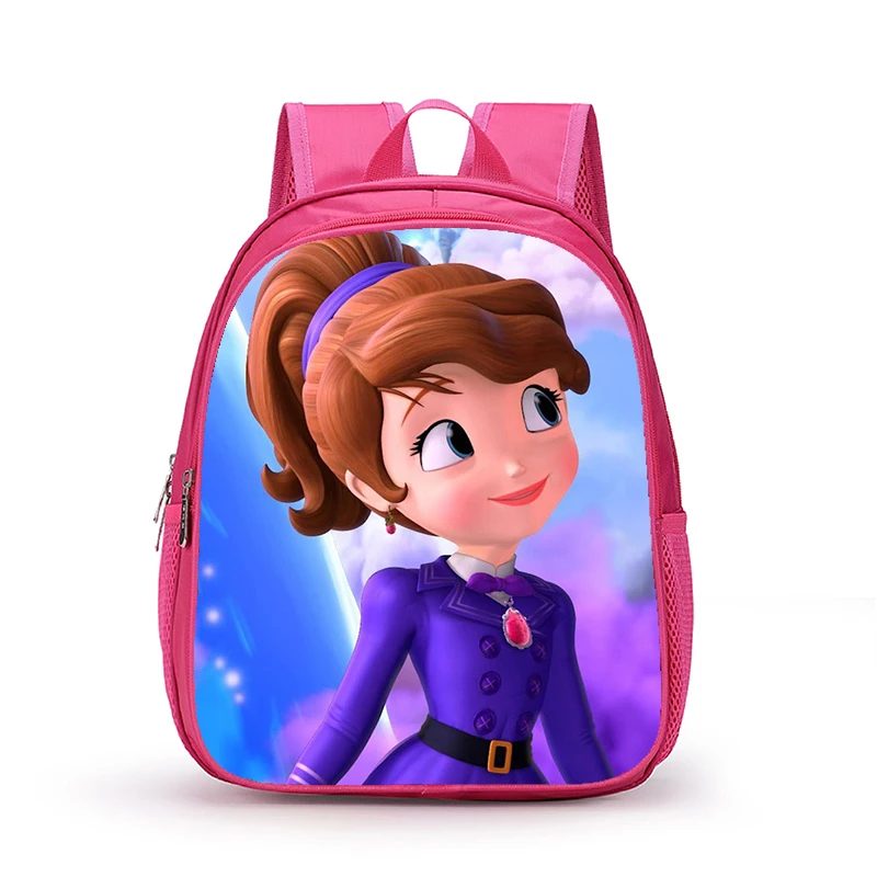 12 Inch Sofia Small Cartoon Bag Kindergarten Infantile School Backpack Fashion Toddler Bookbags Children Gift Mochila