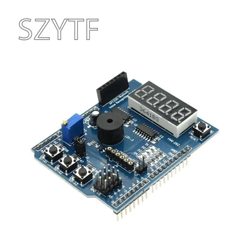 Multi Function Shield with Buzzer LM35 4 Digit Digital LED Expansion Board Module for Arduino R3 Lenardo Mega2560 Diy Kit