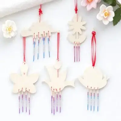 

5 Pcs Creative Coloring Materials Kids Decor Mini Wind Toys Craft Kits Decorate