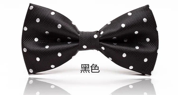 แฟชั่น Polka Dots เกาหลีรุ่นเจ้าบ่าวที่ดีที่สุด Man Bow Tie อังกฤษสไตล์การศึกษาธุรกิจโฮสต์โบว์ชายหม้อ