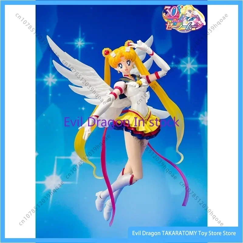 متوفر في المخزون لعبة شخصيات الحركة الأصلية من بانداي بحار القمر مجموعة نماذج تزيين هدية للأطفال